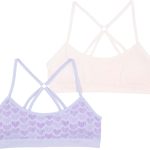 Girls'  Seamless Racerback Bra 2-Pack