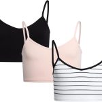 Girls Training Bra - 3 Pack/6 Pack Seamless Padded Bralette Underwear for Girls with Removable Pads