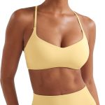 Women's Y-Shaped Backless Sports Bra (with padding, racerback)