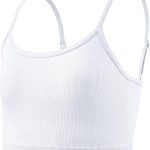 Girls Sports Bra Seamless Training Bras Cami Crop Top