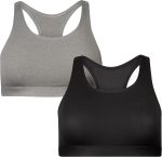 Popular Girls and Teens Racerback Active Sports Bra, Breathable, Lightweight, Multipacks